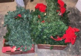 Assorted Christmas Wreaths and Garland