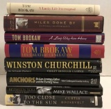 (7) Hardback Books about Political and Broadcast