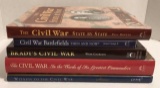 (5) Coffee Table Books about The Civil War