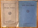 (2) Georgia Teachers Manuals: 1947 &