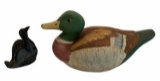 Mann Ceramic Duck Figurine 11 1/2” Long and