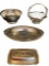 Assorted Silverplate Items: Basket 71/2” W,