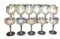 Iridescent Wine Glasses: (12) 6.5