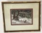 Framed and Double Matted Water Color by E. Norris