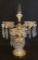 Brass & Crystal Candleabra 15