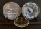 Assorted Glass: (1) Round Tray 13