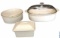 (3) Baking Dishes: Covered Corningware  F-14B 4L