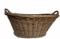 Large 2-Handled Wicker Basket - 27” x 21”, 12” H