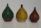 (3) Vintage Wooden Spinning Tops