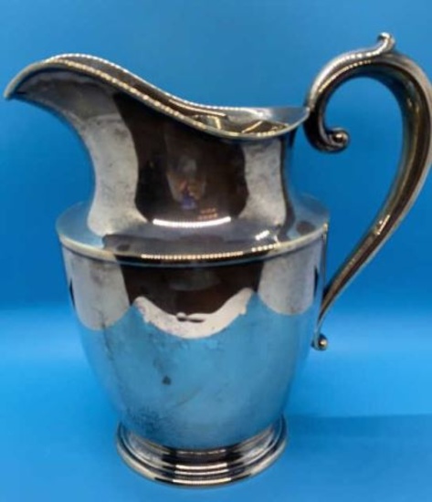 Wallace Sterling Silver 4 1/2 Pint Footed Pitcher