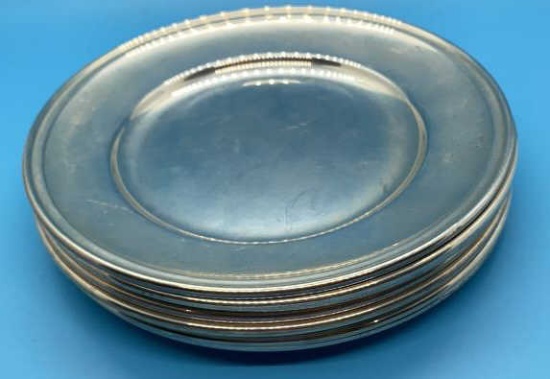 (8) Gorham 6" Sterling Silver Butter Dishes