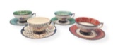 (4) Demitasse Cups/Saucers Germany