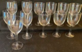 (11) Wine Glasses: Set of (4),