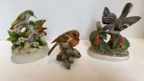 Gorham Figural Bisque Bird Figurine/Music Box