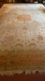 Vintage Hand-Knotted Rug--10' 9