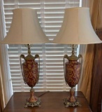 (2) Table Lamps—31 1/2” to Top of Finial