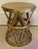 Round Brass Stand 12” D, 15” H