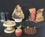 Assorted Decorative Accessories: Bookends,