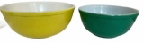 (2) Pyrex Bowls-1-8.5