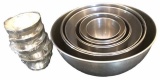 Assorted Aluminum Mixing Bowls, etc.