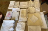 Assorted Embroidered Napkins, etc.