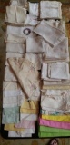 Large Lot of Assorted and Embroidered Linen