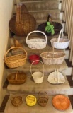 Assorted Straw Baskets