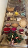 Assorted Straw Baskets