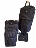 Five Piece Set of American Tourister Luggage