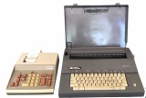 Smith Corona Typewriter and Victor Adding Machine