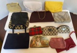 (4) Evening Bags & Assorted Change Purses, etc