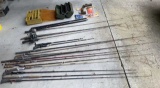 Assorted Fishing Poles, Reels, Tackle Boxes, etc.