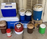 Assorted Coolers, Thermos Bottles, etc.