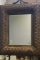 Beveled Glass Mirror with Wicker Frame