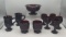 (10) Pieces of AVON Ruby Red Glassware