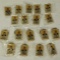 (18) MLK, Jr USPS Stamp Keychains & Pins