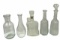 (4) Decanters and (1) Carafe