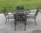 Round Metal Outdoor Table and (4) Chairs