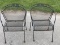 (2) Metal  Outdoor Chairs