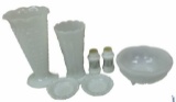 Assorted Milk Glass Items