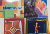 (4) Disney Lithograph Sets: Monsters, Inc,