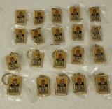 (20) USPS MLK, Jr Stamp Keychains & Pins