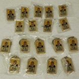 (18) MLK, Jr USPS Stamp Keychains & Pins