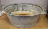 2-Handled Galvanized Tub