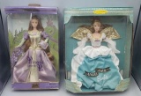 (2) Collectible Barbies: Princess and the Pea,