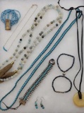 Assorted Natural Stone Jewelry, Etc