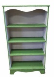 4-Shelf Wooden Bookcase