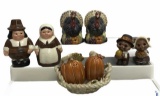 (4) Sets of Thanksgiving Salt and Pepper Shakers