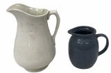 (2) Ceramic Pitchers