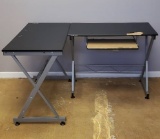 (2) Piece Metal Desk